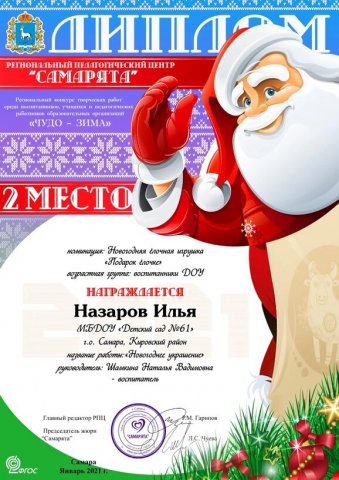 Назаров Илья ЧУДО-ЗИМА