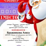 Бражникова Алиса ЧУДО-ЗИМА